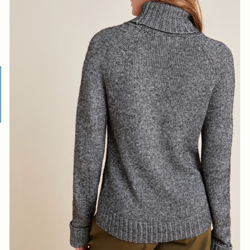 Gray Turtleneck Sweater - Picture 4 of 10